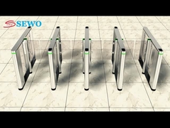 Automatic Speed Gate Turnstile with RFID Card Fingerprint Time Attendance Access Control System